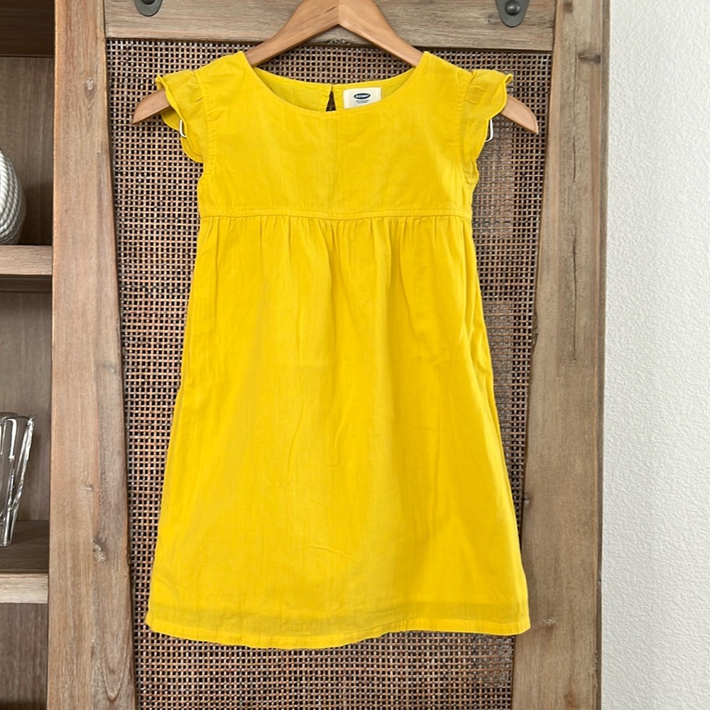 📫 BUY 2 for $20📫 Girls Old Navy Yellow Summer Dress Size Small 6-7